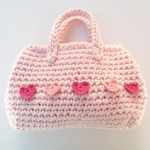 Crochet PATTERN Mini TOTE Bag - Crochet bag - Pattern tote Bag - Pattern 24 -Easy Bag Toddler girl. - Pattern PDF