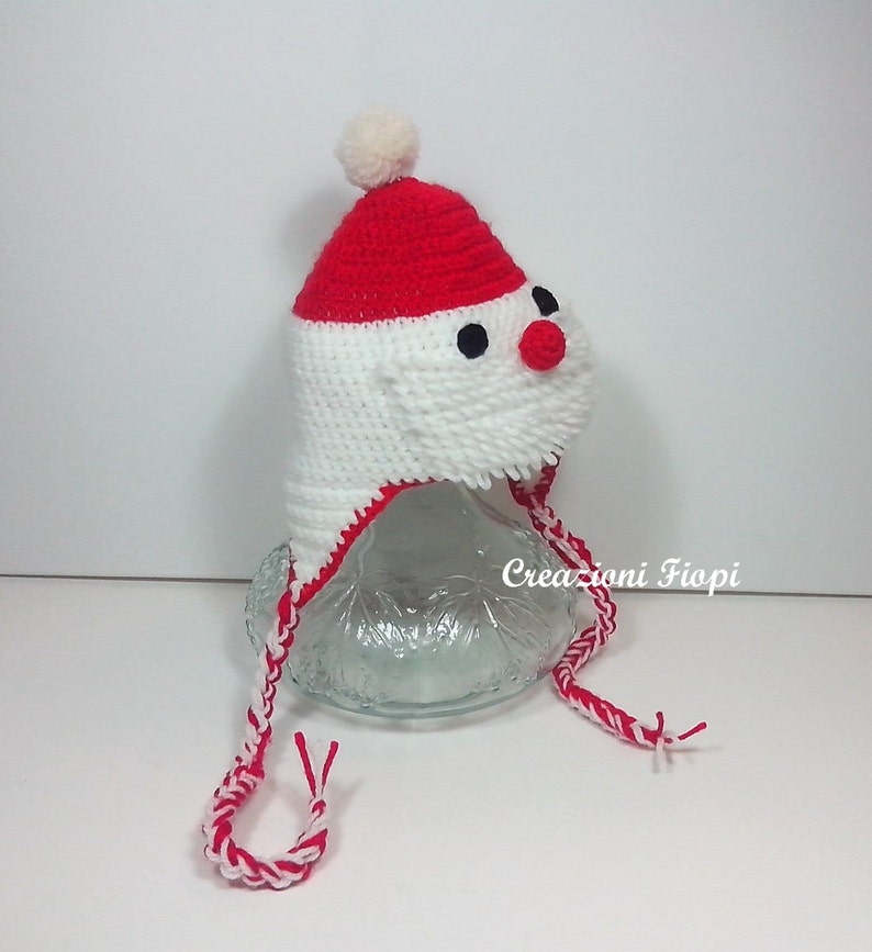 Crochet Pattern Baby Hat Santa Claus Pattern 261 Sizes from 0-12 months PDF image 5