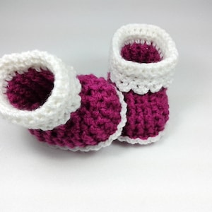 Pattern Crochet baby shoes, crochet booties, slippers, Boy Girl Pattern 136  size 0- 6/6-12 month, download PDF