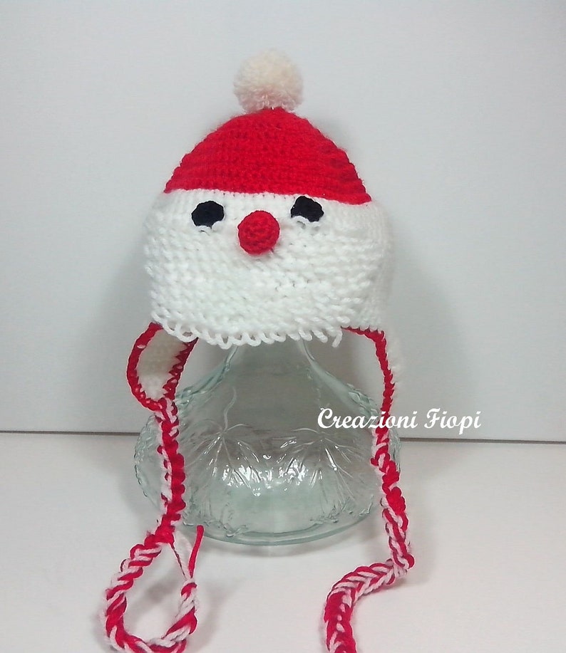 Crochet Pattern Baby Hat Santa Claus Pattern 261 Sizes from 0-12 months PDF image 7