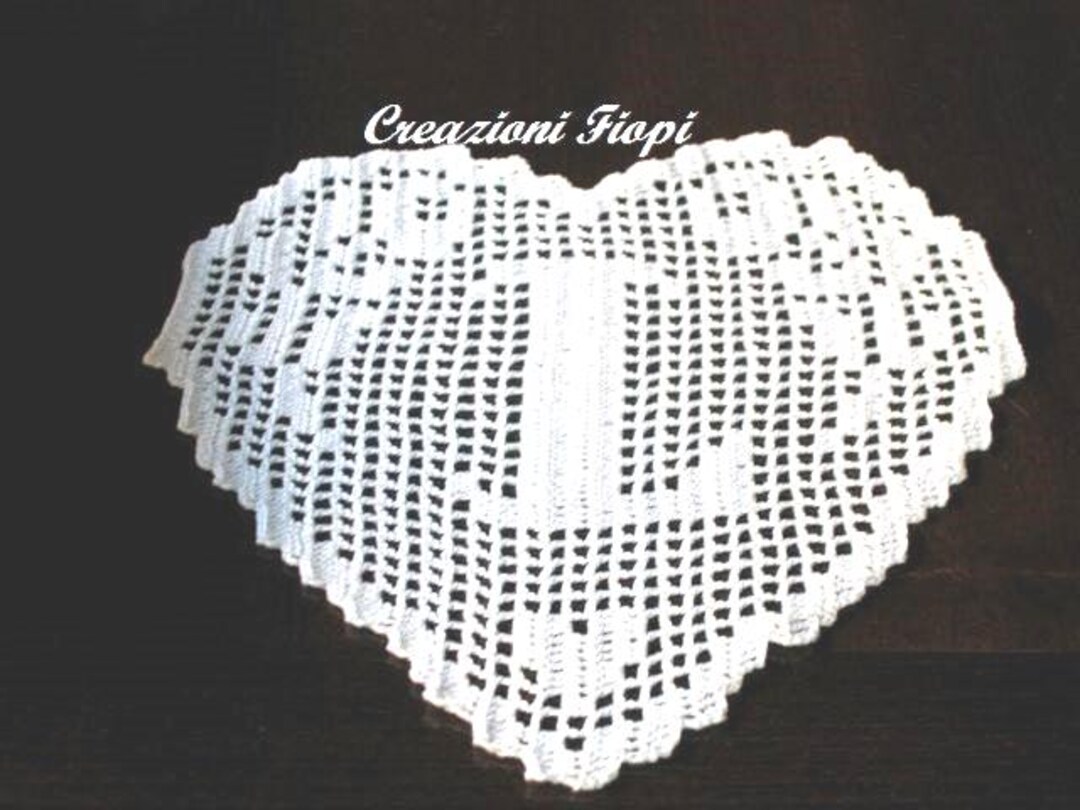 PATTERN crochet filet monogram word 