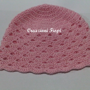 Crochet Summer Hat Baby Pattern, Crochet Hat Butterfly, Crochet Baby Girl, Crochet Hat Girl Pattern, Newborn Hat Pattern, Size 0-12 months image 2
