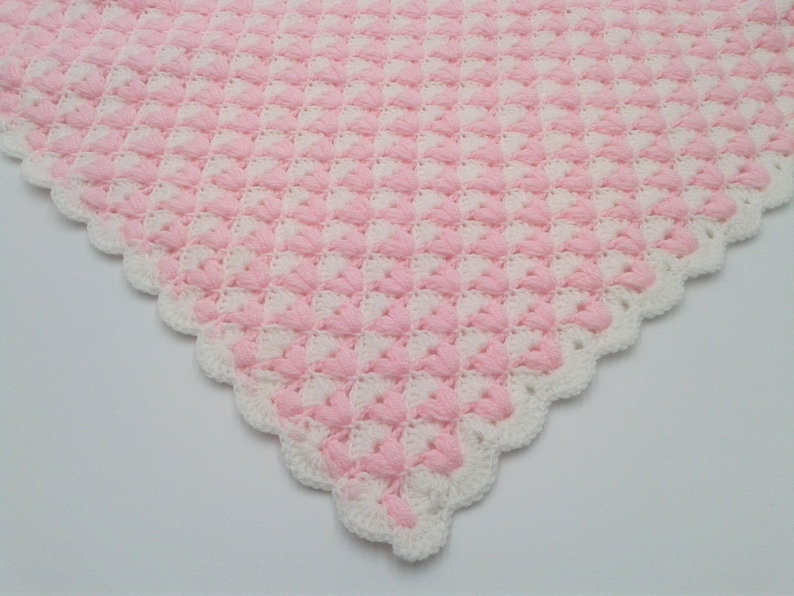 Puffy Baby Blanket Pattern, Crochet PATTERN 818, Baby Blanket Pattern
