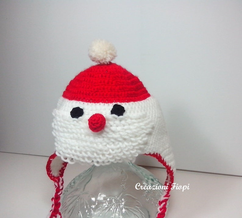 Crochet Pattern Baby Hat Santa Claus Pattern 261 Sizes from 0-12 months PDF image 6