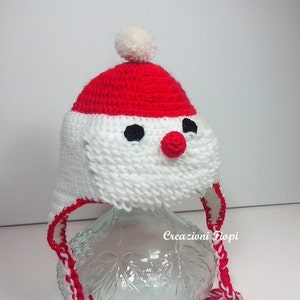 Crochet Pattern Baby Hat Santa Claus Pattern 261 Sizes from 0-12 months PDF image 2
