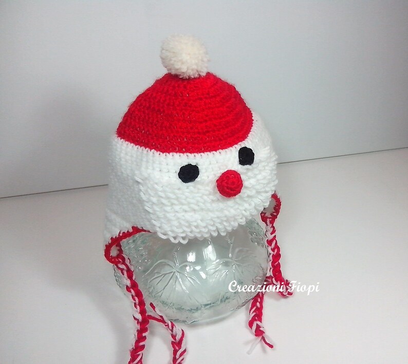 Crochet Pattern Baby Hat Santa Claus Pattern 261 Sizes from 0-12 months PDF image 8