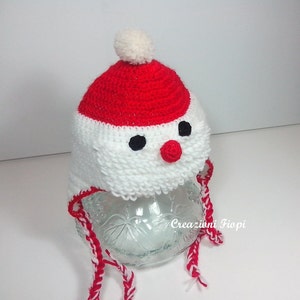 Crochet Pattern Baby Hat Santa Claus Pattern 261 Sizes from 0-12 months PDF image 3