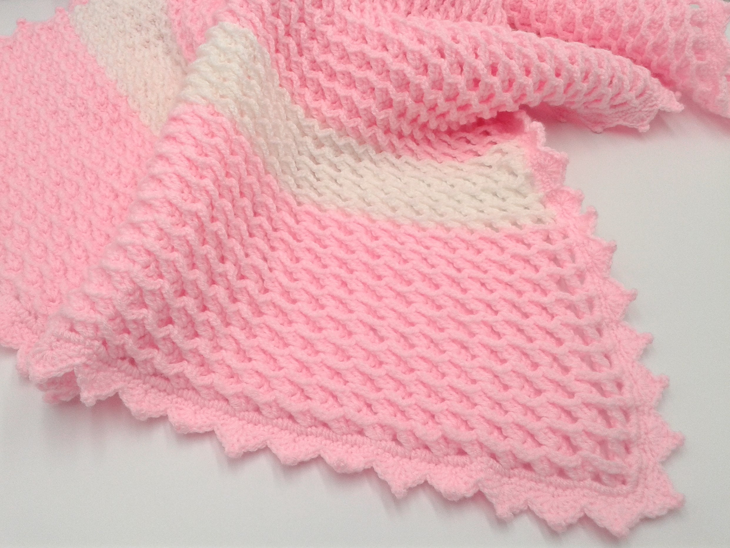 Baby Blanket Crochet PATTERN, Wavy Blanket Pattern , Tutorial Instant