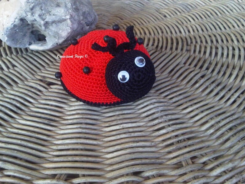 Crochet Ladybug Pincushion Pattern Amigurumi Crochet Etsy