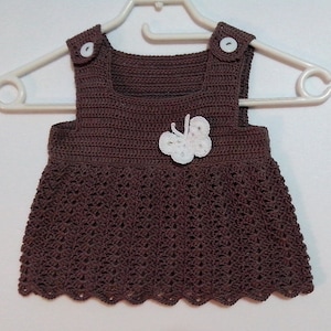 Crochet Pattern Tank Top Girl Butterfly sundress Pattern Size 24 months . Crochet girl tank top. Tank tot or mini sundress girl