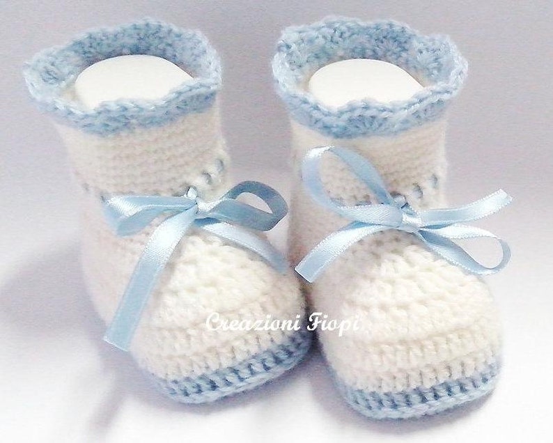 Scarpine Uncinetto Modello Stivaletto: Tutorial E Spiegazioni - Foto 8