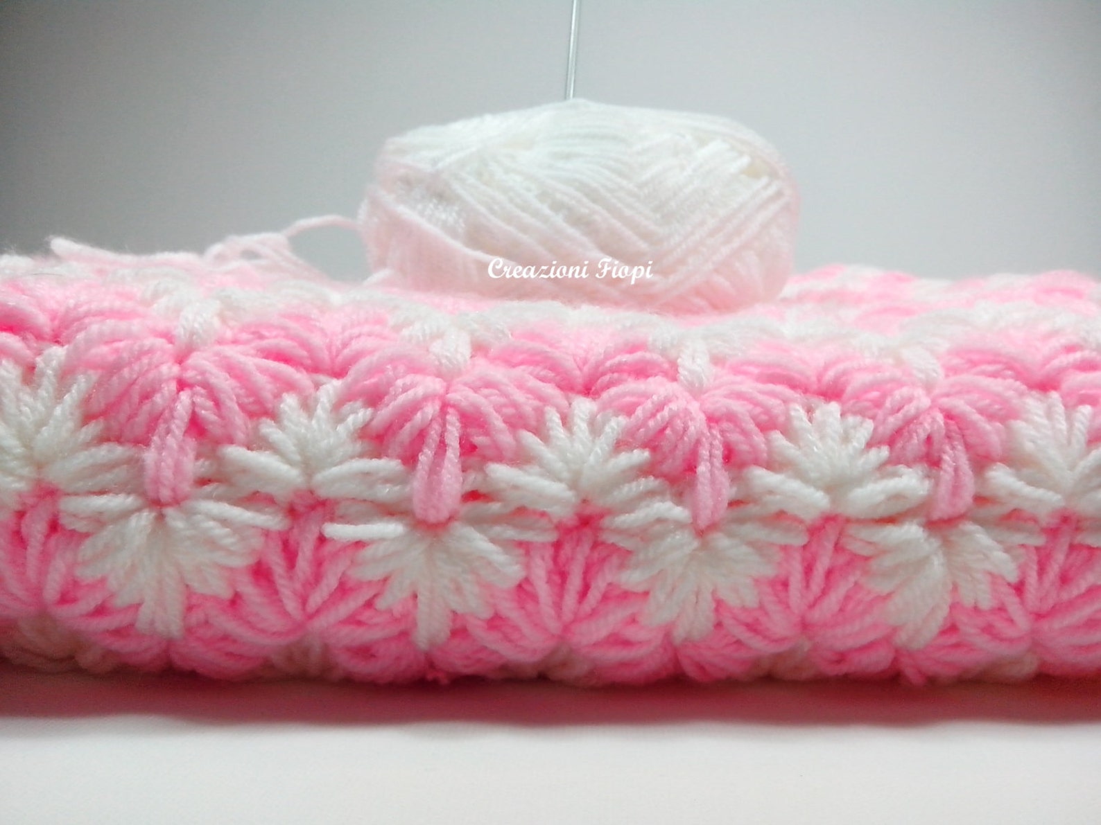 Crochet PATTERN Baby Blanket/crochet Zig Zag Puff Stitch/ Tutorial