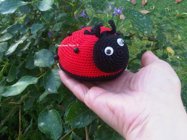 Crochet Ladybug Pincushion Pattern Amigurumi Crochet Etsy