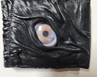 Creepy eyeball wallet