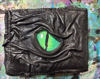 Green dragon eye wallet