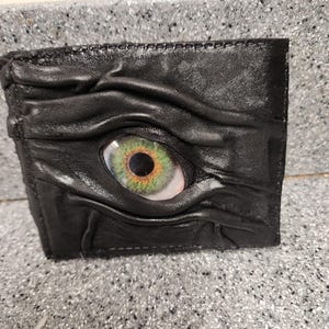 Creepy eyeball wallet