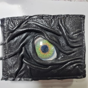 Creepy eyeball wallet