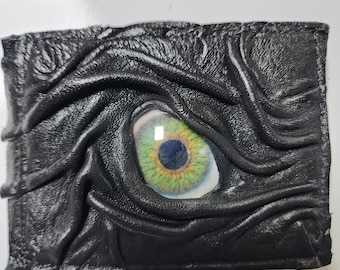Creepy eyeball wallet