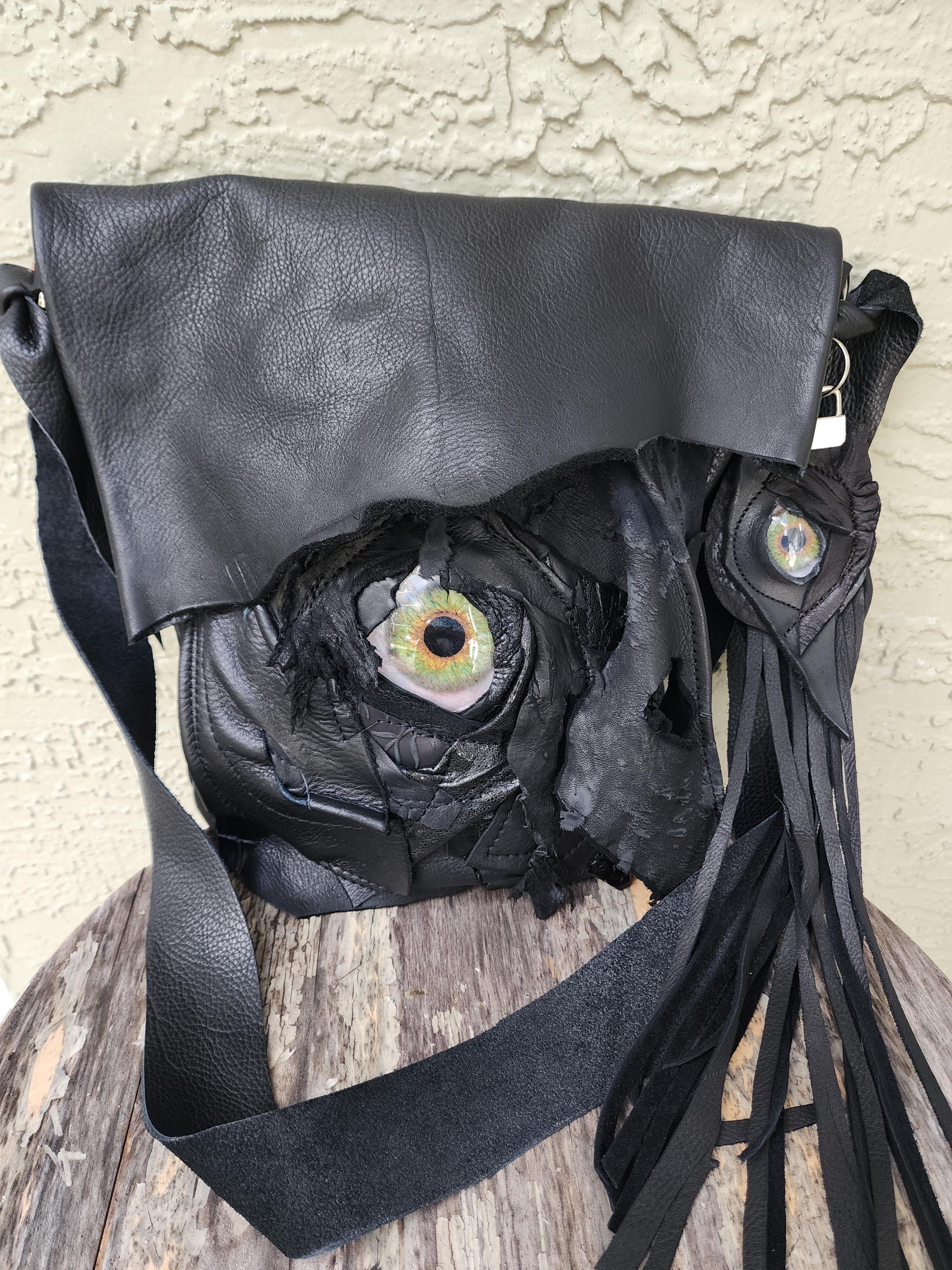 Treat Urself original leather heart bag