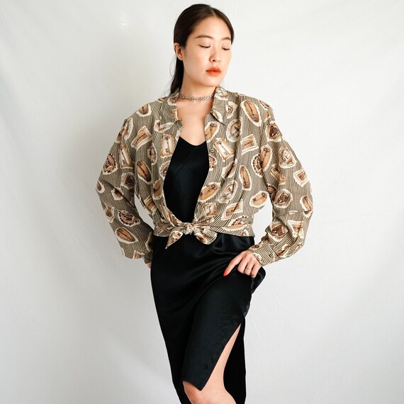 1970's Vintage Fable Silk Blouse