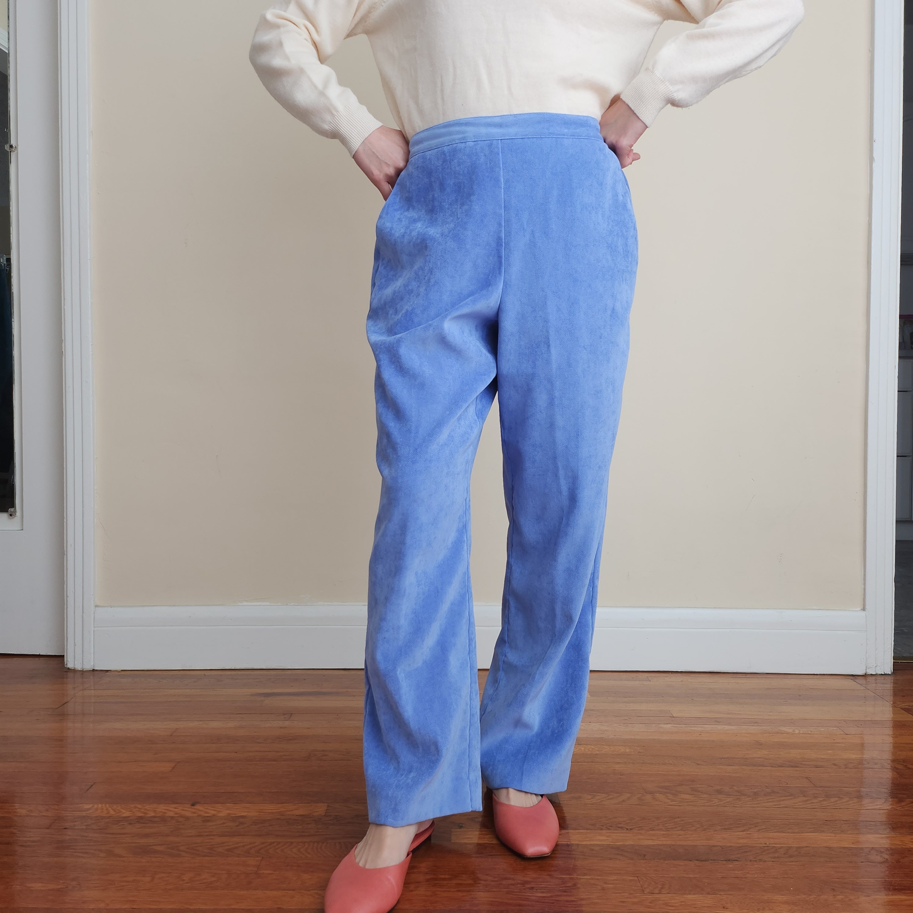 Blue Suede Pants/stretchy Pants/leggings/skinny Pants/blue Suede Pants/moto  Style Pants/biker Pants/slim Leg Pants/f1880 