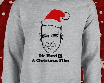 Bruce Willis Hard is a Christmas Film Funny kersttrui
