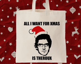 Tutto quello che voglio per Natale è Theroux Cotton Shopping Tote Bag