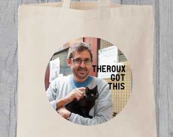 Louis Theroux Theroux Got This Kitten Photo Cotton Shopping Tote Bag