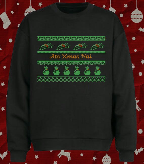 Ats Us Nai Ats Christmas Nai Northern Ireland Belfast Ugly Sweater