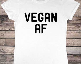 Vegan AF Animal Lover Veggie T-Shirt