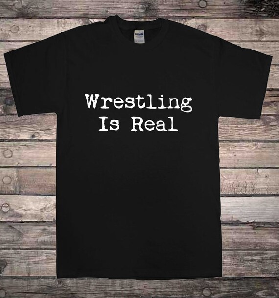 Wrestling is Real Indie Pro Wrestling T-shirt | Etsy UK