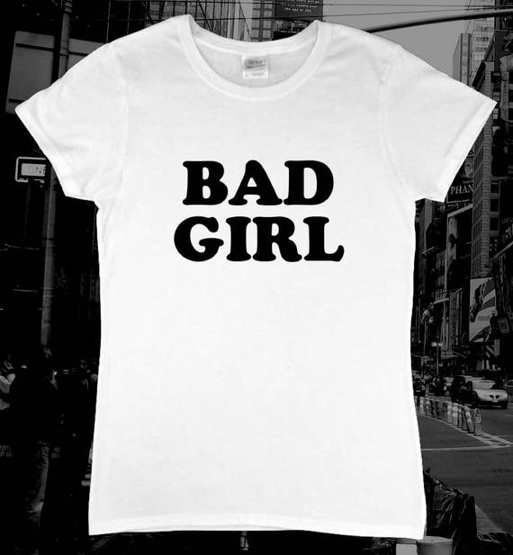 Bad Girl Retro 70s Punk Rock Feminist T 