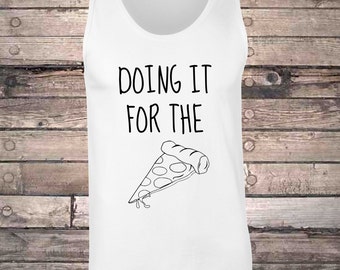 Doing it For the Pizza Gym Ladies Vest