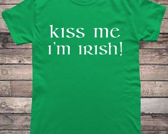Kiss Me I'm Irish Saint Patrick's Day T-Shirt