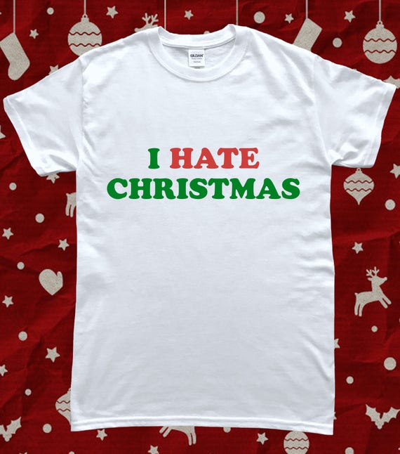anti christmas t shirt