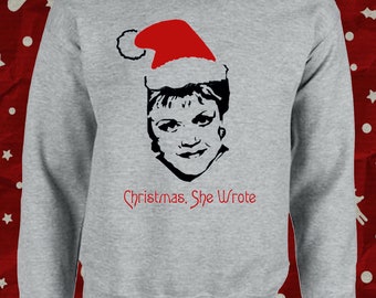 Christmas She Wrote Jessica Fletcher Sweater