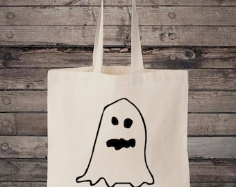 Spoopy 3 5 Me Halloween Trick or Treat Cotton Tote Bag