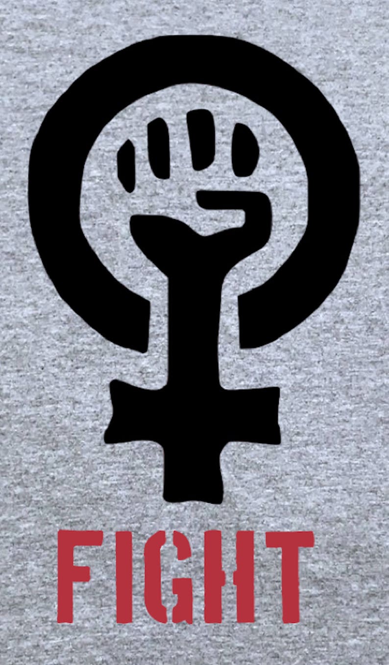 Kamp för kvinnors rättigheter jämställdhet feministisk t-shirt bild 2