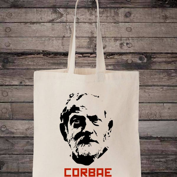 Jeremy Corbyn Corbae Labour Politics Cotton Shopping Tote Bag