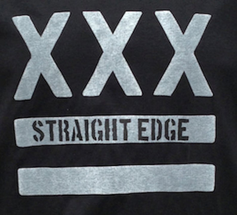 Straight Edge Hardcore Punk T-Shirt image 2