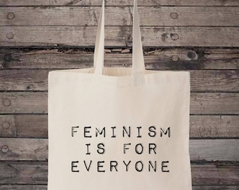 Feminizm jest dla wszystkich feministycznej bawełny zakupy Tote Bag