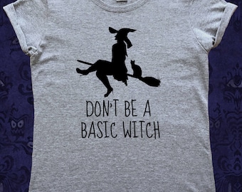Halloween Basic Witch Funny T-Shirt