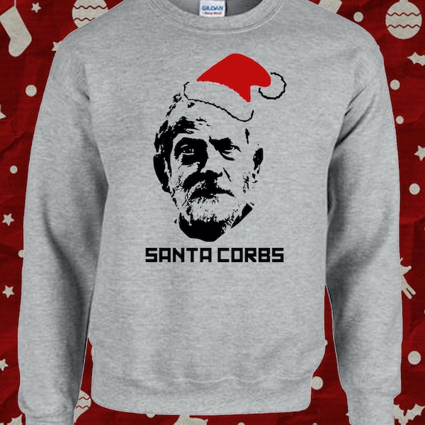 Jeremy Corbyn Santa Claus Christmas Jumper