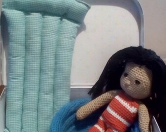 Poupée au crochet, Playset, jouet doux, jouet farci et peluche, poupée, jouet au crochet, collectable,