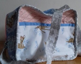 Kinder-Umhängetasche, Kinderhandtasche, Carryall, Disney Themen Handtasche, zurück zur Schultasche, Umhängetasche, Bambi Handtasche,