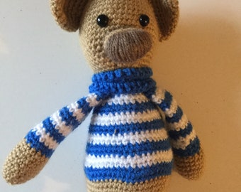 Häkeln Teddy, Amigurumi Teddy, Teddybär, kleine Teddy, gekleidet Teddy, häkeln Bär