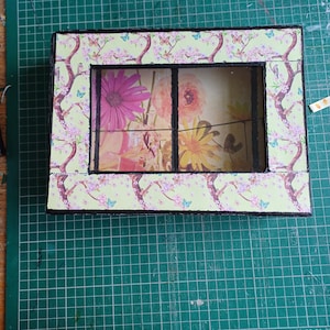 vintage memory box, photo box