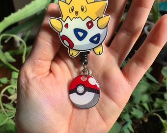 Togepi badge reel 