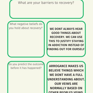 Barriers to Recovery Worksheet Substances (Instant Download) Etsy Barriers to Recovery Worksheet Substances (Instant Download) Etsy