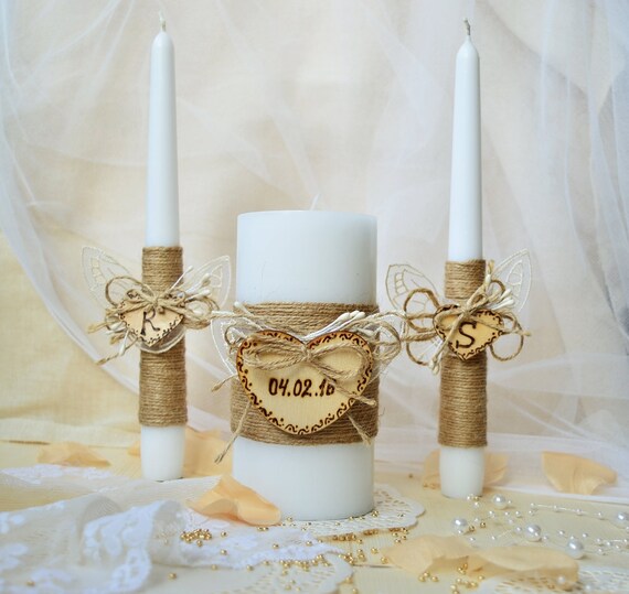 personalized wedding candle holders